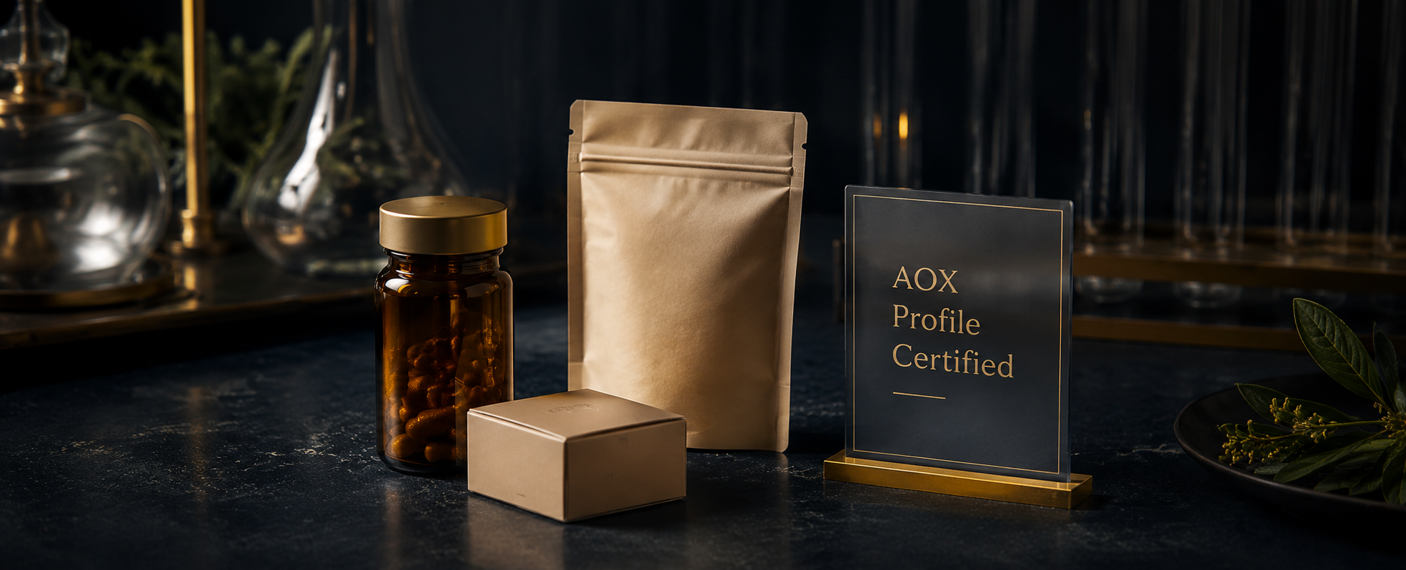 Certified AOX Profile supporting a substantiated product efficacy claim